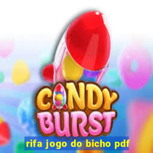 rifa jogo do bicho pdf